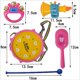 thumbnail image 4 of Juego de juguete de trompeta de tambor para niños, instrumento musical, tambor educativo, anillo de trompeta, campana, juguete de percusión para bebés y niños, Color aleatorio Inevent FN0134-00B, 4 of 6