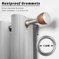 thumbnail image 2 of Outdoor Curtains for Patio Waterproof, Grey Ombre Outdoor Privacy Panels Grommet, Contemporary Gradient Abstract Art Blackout Outside Curtains for Porch/Cabana/Pergola/Gazebo 54"x108", 2 Panels, 2 of 8