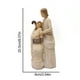 thumbnail image 2 of Adornos De Estatua De Jesús De Resina, Decoración De Mesa, Escultura Familiar Religiosa Para Decoración Del Hogar Y El Patio Monstrate HA038922-00, 2 of 6