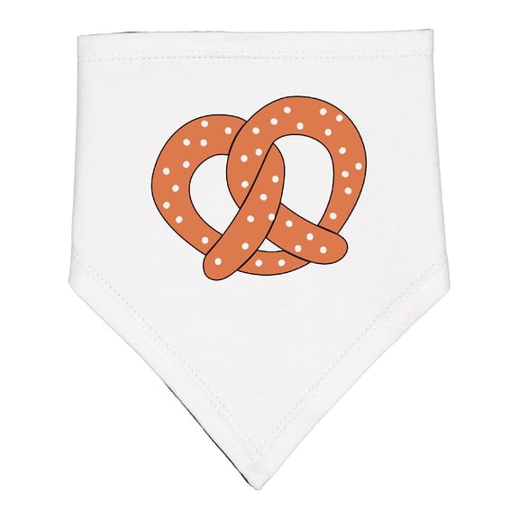 Inktastic Pretzel Baby Bandana Bib