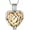 Gold, variant on Hollow Heart Cremation Locket Necklace Urn Jewelry For Ashes Hold Mini Heart Casket Keepsake Memorial Jewellery