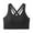 Black, variant on RYRJJ High Impact Sports Bras for Women with Removable Cups Strappy Crisscross Back Padded Bra Supportive Workout Bras for Yoga Running(Black,L)