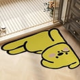 thumbnail image 6 of Tuvgenk Waterproof Bathroom Rugs Quick Dry Non Slip Bath Mat Yellow 2'X2' Small Novelty Shower Mat, 6 of 6