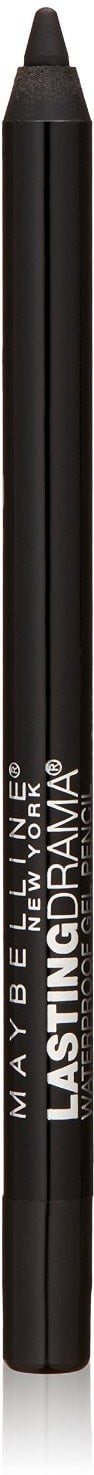 Maybelline New York Eyestudio Lasting Drama Waterproof Gel Pencil Eyeliner, Sleek Onyx [601] 0.04 oz