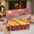 thumbnail image 5 of LELINTA 24pcs Christmas Cookie Boxes for Gift Giving Christmas Bakery Box with Window Large Kraft Holiday Baking Box with Lids for Pastries Cupcakes Candy Treat and Party Favor, 5 of 8