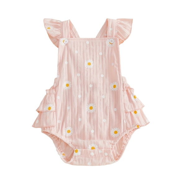 Akiihool Toddler Girl Onesies baby-girlsShort Sleeve Mix & Match Bodysuits (Red,3-6 Months)