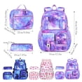 thumbnail image 4 of Clearance Under $10! Three Piece Backpack Set In Blue Hiking Backpack Daypack, 4 of 5