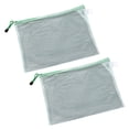 thumbnail image 2 of Tnobhg 2Pcs A4 File Holder Waterproof Plastic Zipper File Folder Large Capacity Durable Flexible Document Bag for Office School, 2 of 8