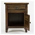 thumbnail image 3 of Drevy Artisan's Craft Accent Table Dakota Oak, 20" W X 13" D X 25" H, Finish, (Set of 1), 3 of 6