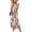 Dress-511Multicolor, variant on Xdegoge Maxi Dresses for Women Flowy Fit Crewneck Long Dresses Sleeveless Vacation Dress Tropical Leaf Print High Slit Side Pockets Summer Beach