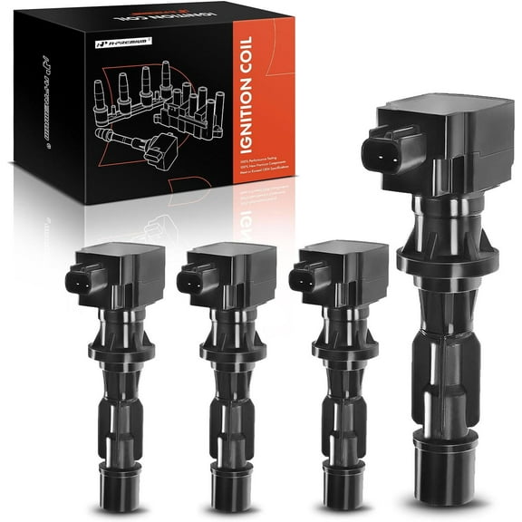 A-Premium Ignition Coil Pack Compatible with Ford Fusion Mercury Milan 2006-2009 l4 2.3L 4-PC Set
