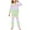 Green, variant on Loungewear Sets for Boys Girls Crewneck Tops Jogger Pant Pajamas Set Cute Print Winter Warm Sleepwear Kids Thermal Underwear 2T-14 Years