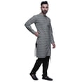 thumbnail image 2 of Atasi Designer Kurta Pajama For Men Printed Angrakha Kurta Set Summer Clothing, 2 of 3
