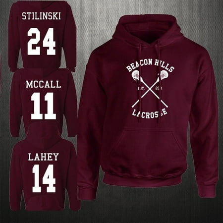 Beacon Hills Lacrosse Hoodie Teen Wolf McCall Stilinski Lahey Unisex Sweatshirt Walmart