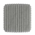 thumbnail image 5 of Weston Home Eldric Furry Channel Fabric Down-filled Ottoman, 5 of 6