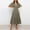 B74 Army Green Plus Size Summer Dresses Clearance Under $5, variant on Ladies Summer Spring A Line Swing Tiered Flowy Maxi Long Pleated Sun Dress Graduation Dresses Plus Size Ruffle Short Sleeve Wrap V Neck Cute White Dresses Clothes