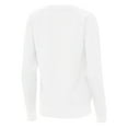 thumbnail image 3 of Women's Antigua White Miami Dolphins Varsity Tri-Blend V-Neck Long Sleeve T-Shirt, 3 of 3