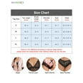thumbnail image 5 of BadPiggies Women's Satin Pajama 4Pcs Set Sleepwear Floral Lace Trim Cami Lingerie Homewear Nightwear with Robe (S, Red), 5 of 5
