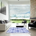 thumbnail image 7 of Ahgly Company Machine Washable Indoor Rectangle Transitional Sky Blue Area Rugs, 7' x 10', 7 of 7