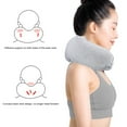 thumbnail image 6 of Neck Support Travel Pillow with Hidden Zipper Super Soft Breathable Adjustable Stuffable U-shaped Travel Neck Pillow, 6 of 7