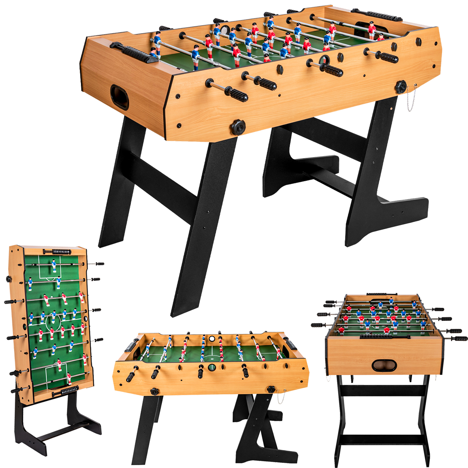 HLC 54 Inch Game Table 5 in 1 Game Room Size Game Table, Foldable Arcade Table for Home,for Adults and Kids