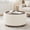 Beige, variant on 30 Inch Round Storage Ottoman Coffee Table, Modern Boucle Ottoman with Lift-Off Lid and Solid Wood Legs for Living Room, Bedroom, Corners, Apartments (Beige)