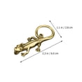 thumbnail image 2 of WEUVEB 1Ud De Gecko En Brass Para Decorar Tablero De Té Y Espacios Compactos, 2 of 6