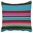 thumbnail image 1 of BOSDECO Housse de Coussin Couverture Mexicaine 18x18 Pouces, 1 of 1