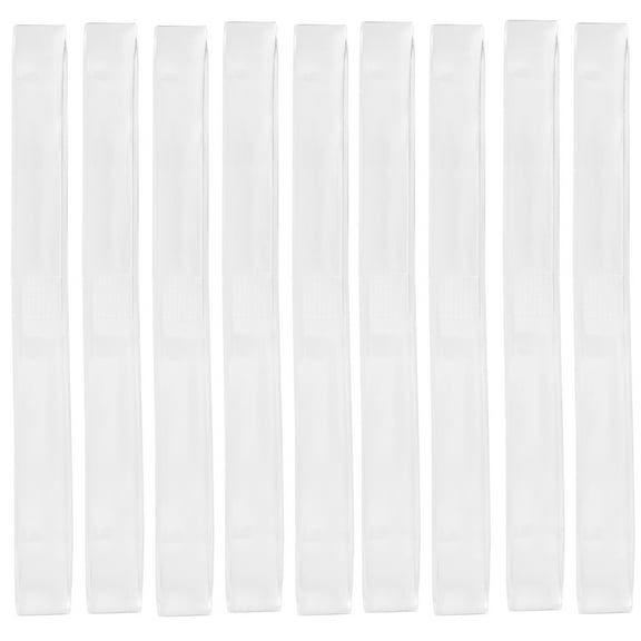 GARVALON 10Pcs Clear Shoe Straps for Heels TPU Triangular Band Comfortable Fit For Women