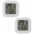 thumbnail image 1 of Indoor Thermometer Hygrometer, 2PCS Mini High Accuracy Digital Indoor Hygrometer Thermometer, Accurate Thermometer and Hygrometer for Home, Office, Re, 1 of 5