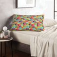 thumbnail image 6 of Sikiie Colorful Fish 2 Print Plush Pillow Cover, Wrinkle-proof and Stain-resistant Pillow Protector without Pillow Core, Home Decoration-20"x30", 6 of 6