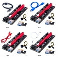 thumbnail image 2 of Graflsoa PCIe 16X Riser Card with USB 3.0 Cable, 4PIN & 6PIN GPU Adapter, Multi-Color Options for PC Expansion, Compact Design for All Chassis, 2 of 5