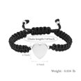 thumbnail image 2 of 316 Stainless Steel Love Heart Urn Locket Adjustable Braided Rope Bracelet Cremation Jewelry for Ashes Keepsake, 2 of 5