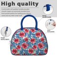 thumbnail image 3 of Botanical Sketch Lunch Tote - Scientific Flower Drawings, Reusable Insulated Bag for Plant Nerds, 3 of 4