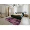 thumbnail image 4 of Ahgly Company Indoor Rectangle Abstract Pink Abstract Area Rugs, 7' x 10', 4 of 6