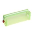 thumbnail image 3 of BCZHQQ Clear Mesh Pen Bag,Slim Mesh Pencil Case with Zipper,Clear Pencil Pouch Marker Bag,Multifonction Storage Pouch for Office Supplies,Makeup,Brush（Green）,Summer Saving Clearance, 3 of 3
