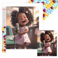 thumbnail image 1 of Con Cuentas Cuadradas 5D DIY Serie Personajes Niña Pequeña 35x45cm, 1 of 9