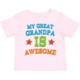 thumbnail image 3 of Inktastic My Great Grandpa is Awesome Grandkid Boys or Girls Toddler T-Shirt, 3 of 5