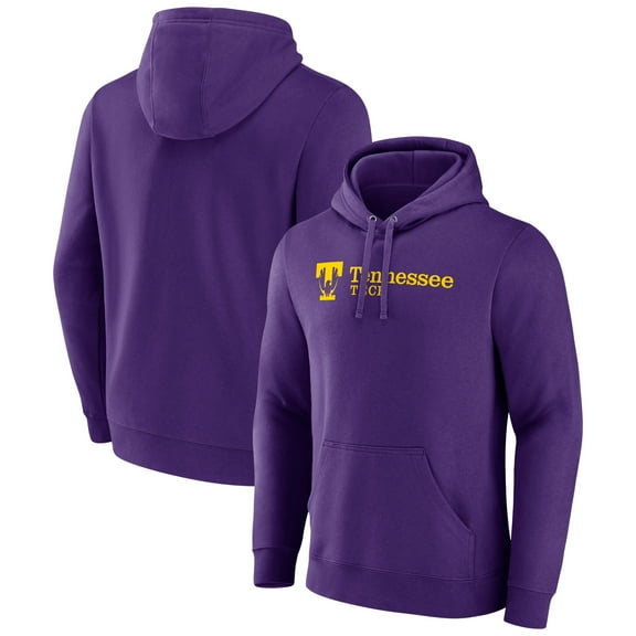 Men's Fanatics  Purple Tennessee Tech Golden Eagles Primary Logo Pullover Hoodie
