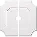 thumbnail image 3 of Ekena Millwork CMP34LE2-04000 34 Po. OD x 4 Po. ID Square Locke Grade Architectural PVC Médaillon de Plafond Contemporain - 2 Pcs, 3 of 4