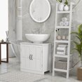 thumbnail image 2 of Bathroom Sink Cabinet,Pedestal Sink Cabinet with Adjustable Shelf,White,White Particle Board Bath Faucets Bathroom Vanities, 2 of 9
