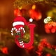 thumbnail image 5 of Colgante de árbol de Navidad de acrílico 2D con letras | Juego de 26 adornos con iniciales del alfabeto para decoración navideña, 5 of 6