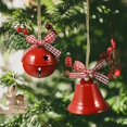 thumbnail image 5 of Jingle Bells colgante campanas colgantes adornos de corona. (rojo) (2 piezas), 5 of 5