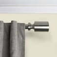 thumbnail image 4 of Better Homes & Gardens 1" Modern Flare, Single Curtain Rod, Silver, 4 of 6