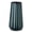 Green, variant on Ceramic Vase, 7.8 Inch Modern Ribbed Glossy Decorative Vase, Flower vase for Home Decor, Living Room, Bedroom, Office Decor, Black