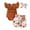 1-Coffee2959, variant on WOYY Girls 3Pcs Outfits Flutter Sleeve Ribbed Romper Shorts Headband Set Fashion Baby Clothes, Sizes 0-3 Months