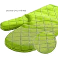 thumbnail image 2 of Guantes de silicona resistentes al calor con forro de algodón, 2 of 5