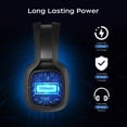 thumbnail image 6 of (Open Box) QUCOPRE 2.4G Wireless PC Gaming Headset with Detachable Microphone for Desktop PS5 PS4 Switch Video Game Laptop PlayStation, Bluetooth Over Ear Headphones with RGB Light, 3 Connection Modes, 6 of 10