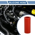 thumbnail image 2 of Unique Bargains 1 Pcs 22mm/0.87" ID 76mm/2.99" Length 0 Degree Red Car Silicone Hose Coolant Hose Universal, 2 of 7