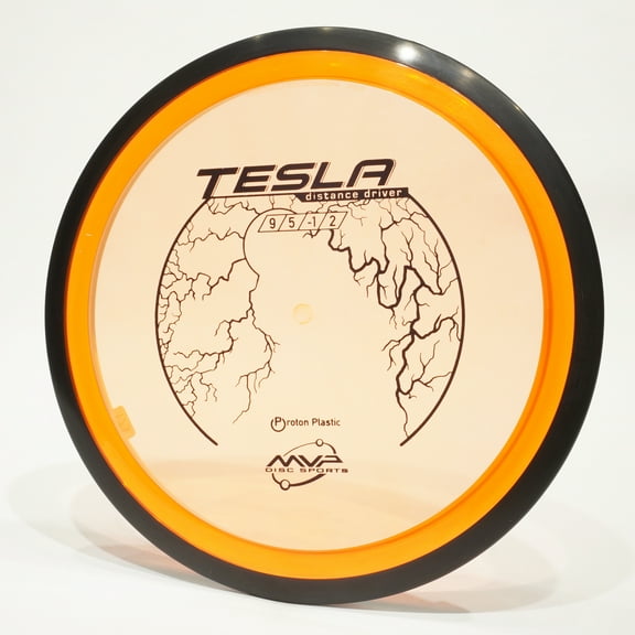 MVP Proton Tesla Disc Golf Fairway Driver, Pick Color/Weight [Stamp & Exact Color May Vary] Orange 173-174 grams